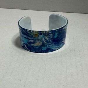 Oceanic Swirl Cuff Bracelet